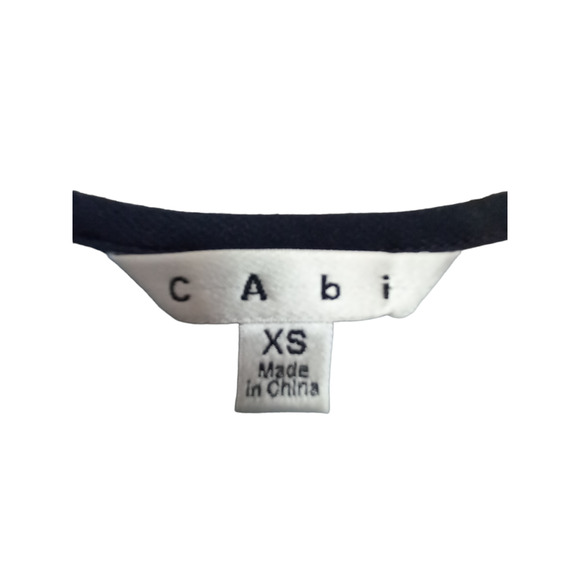 CAbi Black and White Short Sleeve Top - Picture 11 of 11